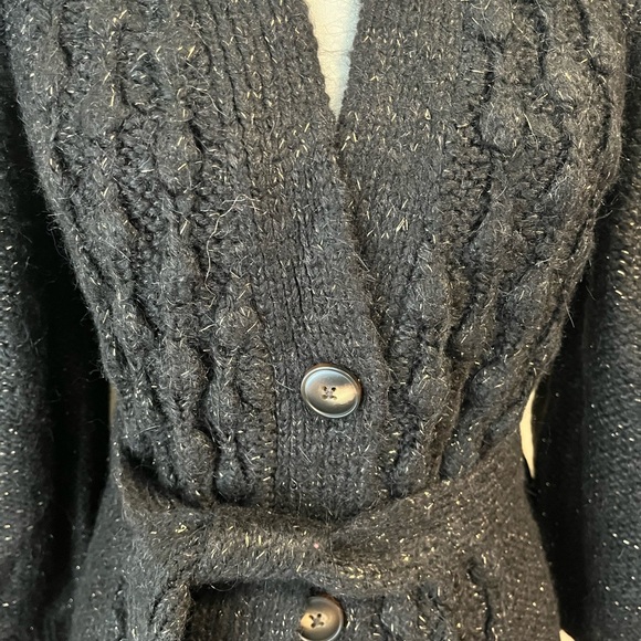 🖤 TOCCIN *Black* Camille Popcorn Cardigan Coat - Picture 14 of 14